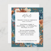 Budget Beige & Dusty Blue Floral Details - Aquamar (Vorne/Hinten)