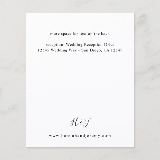 Budget Beige & Dusty Blue Floral Details - Aquamar (Rückseite)