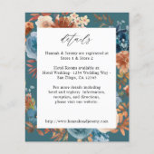 Budget Beige & Dusty Blue Floral Details - Aquamar (Vorderseite)