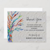 Budget Beileid Beerdigung Gedächtnis Danke Karte (Vorne/Hinten)