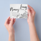 Budget Beileid/Danke. Flyer (Gruppe)