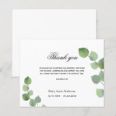 Budget Beileid Eukalyptus grün weiß (Vorne/Hinten)