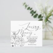 Budget Beileid Memory /Danke. (Stehend Vorderseite)