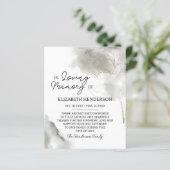 Budget Beileid Memory /Danke. (Stehend Vorderseite)