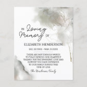 Budget Beileid Memory /Danke. (Vorderseite)