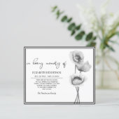 Budget Beileid Memory /Danke. (Stehend Vorderseite)