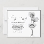 Budget Beileid Memory /Danke. (Vorderseite)