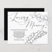 Budget Beileid Memory /Danke. (Vorne/Hinten)