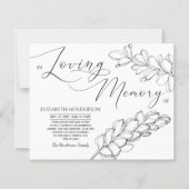 Budget Beileid Memory /Danke. (Vorderseite)