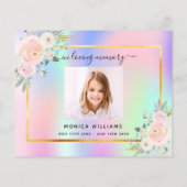 Budget Beileid Regenbogen Vielen Dank Foto (Rückseite)