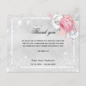 Budget Beileid silber pink vielen Dank (Vorderseite)