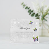 Budget Beileid Silberschmetterling Foto vielen Dan (Stehend Vorderseite)