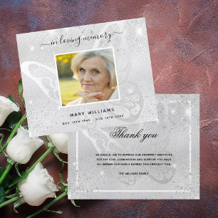 Budget Beileid Silberschmetterling Foto vielen Dan