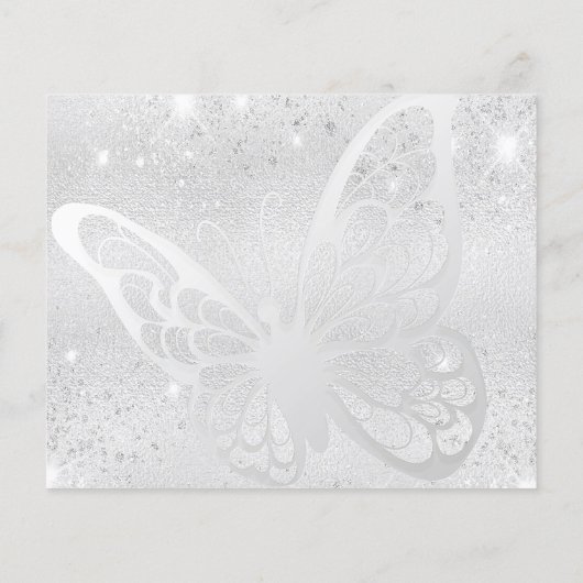 Budget Beileid Silberschmetterling Vielen Dank (Rückseite)