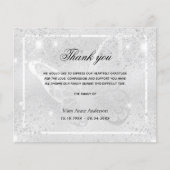 Budget Beileid Silberschmetterling Vielen Dank (Vorderseite)