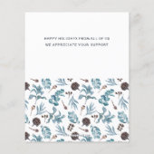 Budget Berries Merry and Bright Holiday Card (Rückseite)