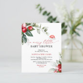 Budget Berry eine lustige kleine Babydusche Einlad (Stehend Vorderseite)