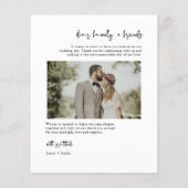 Budget Best Day Foto Dankeschön Card Flyer (Hinten)