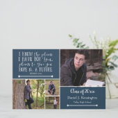 Budget Bible Verse Abschluss FotoCollage (Stehend Vorderseite)