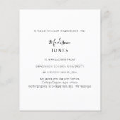 Budget Big Grad Magazine Style Foto Ankündigung Flyer (Hinten)