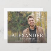 Budget Big Mod Name Foto Abschluss Ankündigung (Vorne/Hinten)