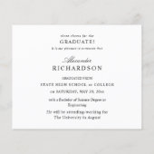 Budget Big Mod Name Foto Abschluss Ankündigung (Rückseite)