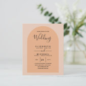 BUDGET Bilingual Spanish Boda English Wedding (Stehend Vorderseite)