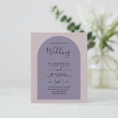 BUDGET Bilingual Spanish Boda English Wedding (Stehend Vorderseite)