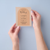 BUDGET Bilingual Spanish Boda English Wedding Flyer (Gruppe)