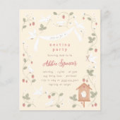 Budget Birds & Berries Nesting Party Baby Shower (Vorderseite)