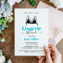 BUDGET Black Aqua Ooh La Lingerie Brautparty