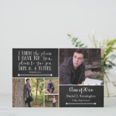 Budget Black Bible Verse Abschluss FotoCollage (Stehend Vorderseite)