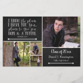 Budget Black Bible Verse Abschluss FotoCollage (Vorderseite)