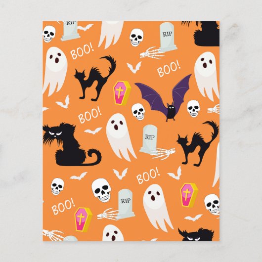 Budget Black Cats Trick oder Behandlung Kinder Ein (Rückseite)