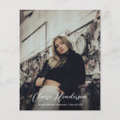 Budget Black Classy Foto Collage Abschluss (Vorderseite)