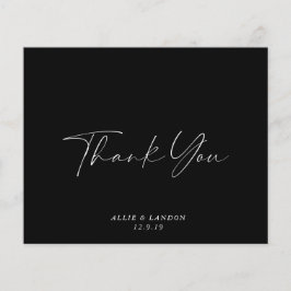 BUDGET Black Danke Karte