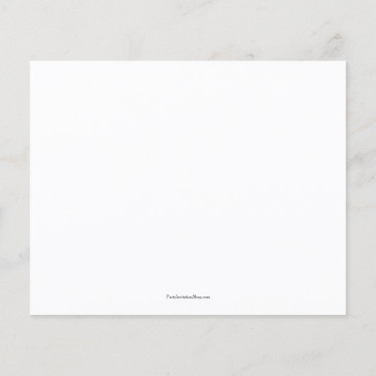 Budget Black Dotted Vielen Dank Karten (Rückseite)