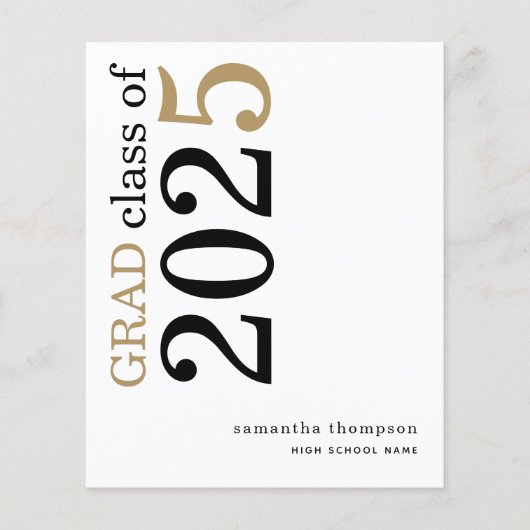 Budget Black Gold 2025 Abschluss Ankündigung (Vorderseite)