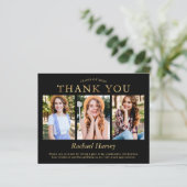 Budget Black Gold 3 Foto Abschluss Vielen Dank (Stehend Vorderseite)