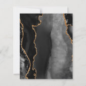 Budget Black Gold Agate Dark 50. Geburtstag (Rückseite)