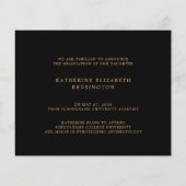 Budget Black Gold Arch 3 Foto Abschluss (Rückseite)