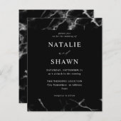 Budget Black Marble Wedding (Vorne/Hinten)