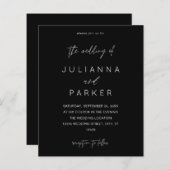 Budget Black MOD Calligraphy Wedding (Vorne/Hinten)