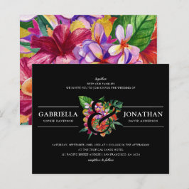 Budget Black Modern Tropical Bouquet Wedding