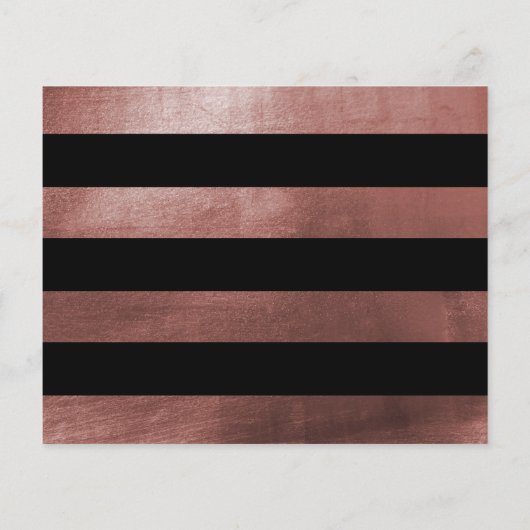 Budget Black & Rose Gold Script Überraschung Party (Rückseite)