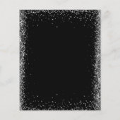 Budget Black Silver Glitzer Balloon Beleuchtung Ge (Rückseite)