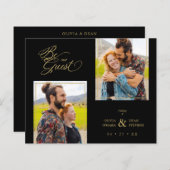 Budget Black Trendy 2 Fotos Fake Golden (Vorne/Hinten)