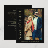 Budget Black Wedding Foto Wimshshire Script (Vorne/Hinten)