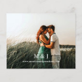 Budget Black Wh Foto Horizontal 2 Wedding Flyer (Hinten)