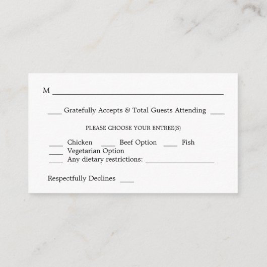 Budget Black & White 2-3 Kalligrafie SM UAWG Begleitkarte (Rückseite)